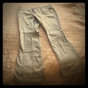 Khaki Flare Pants